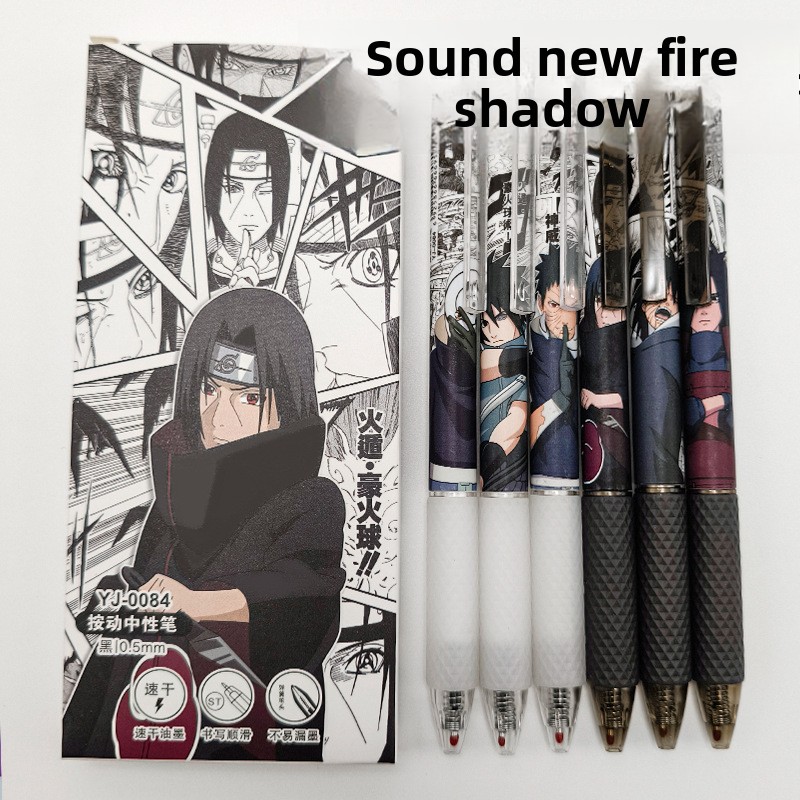 Office Tech Accessories - Stylo Gel Naruto Anime, Motif Personnage