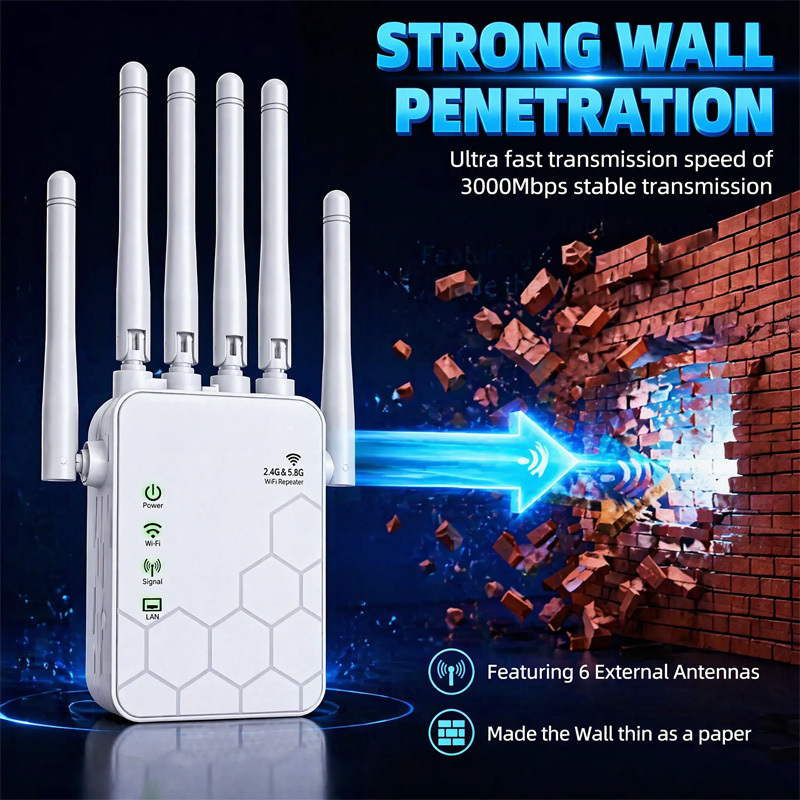 Wifi Range Extender - Extenseur WiFi 6 AX1800 double bande