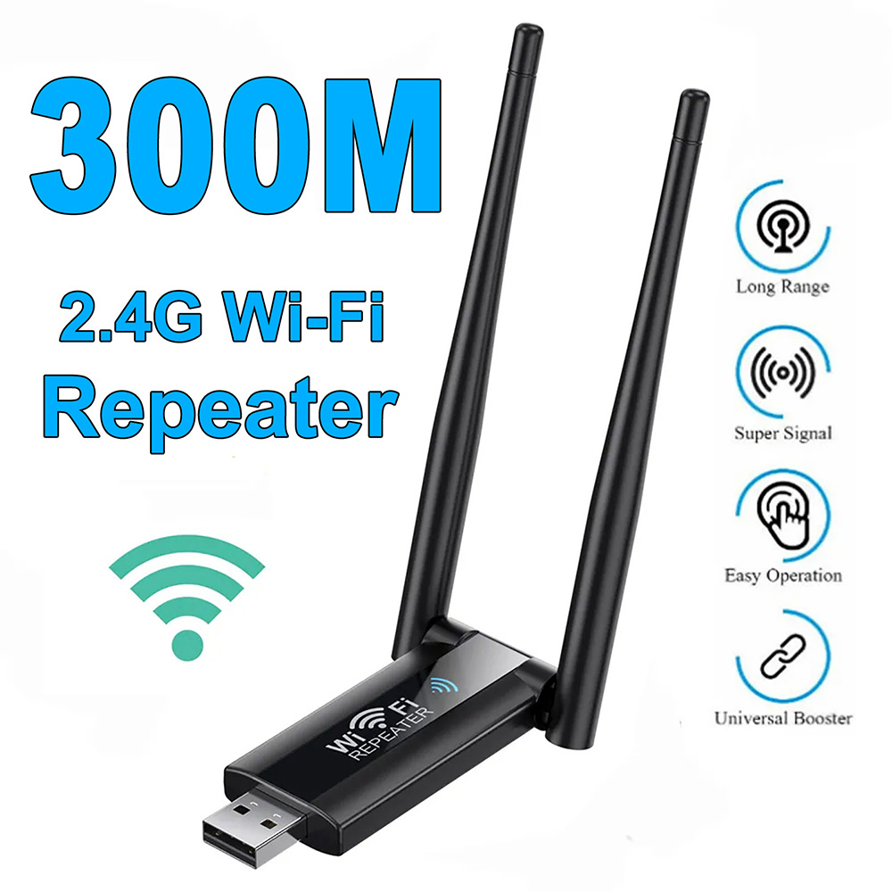 Wifi Range Extender - Répéteur WiFi sans fil 300 Mbps,
