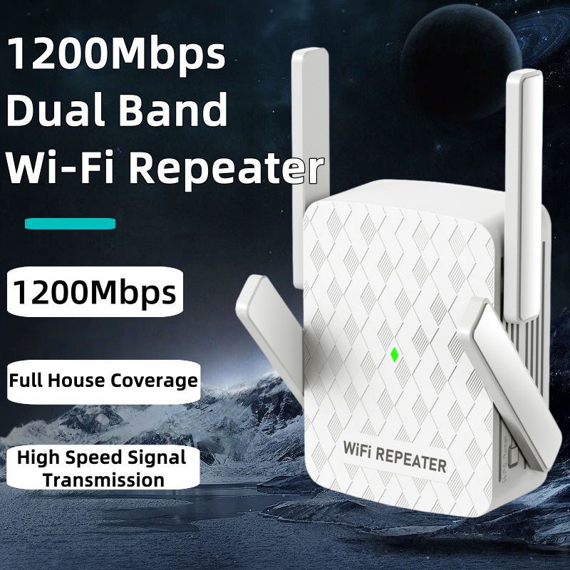 Wifi Range Extender - 1200Mbps sans fil Wifi Extender Wifi