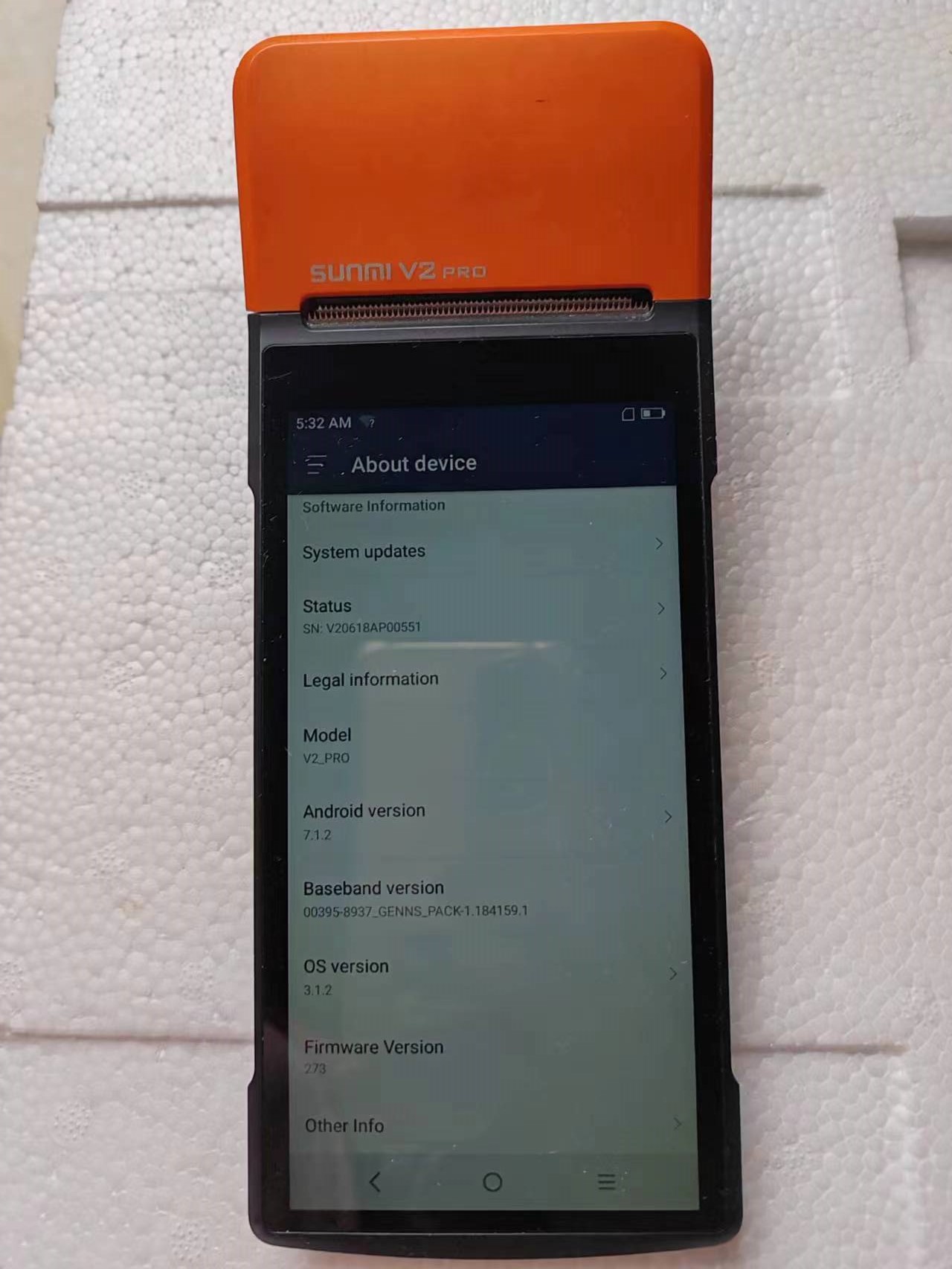 Pos Terminal Android - Terminal POS V2 Pro Android 7.1