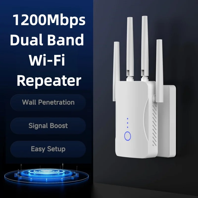 Wifi Range Extender - Répéteur WiFi double bande 2,4 GHz/5