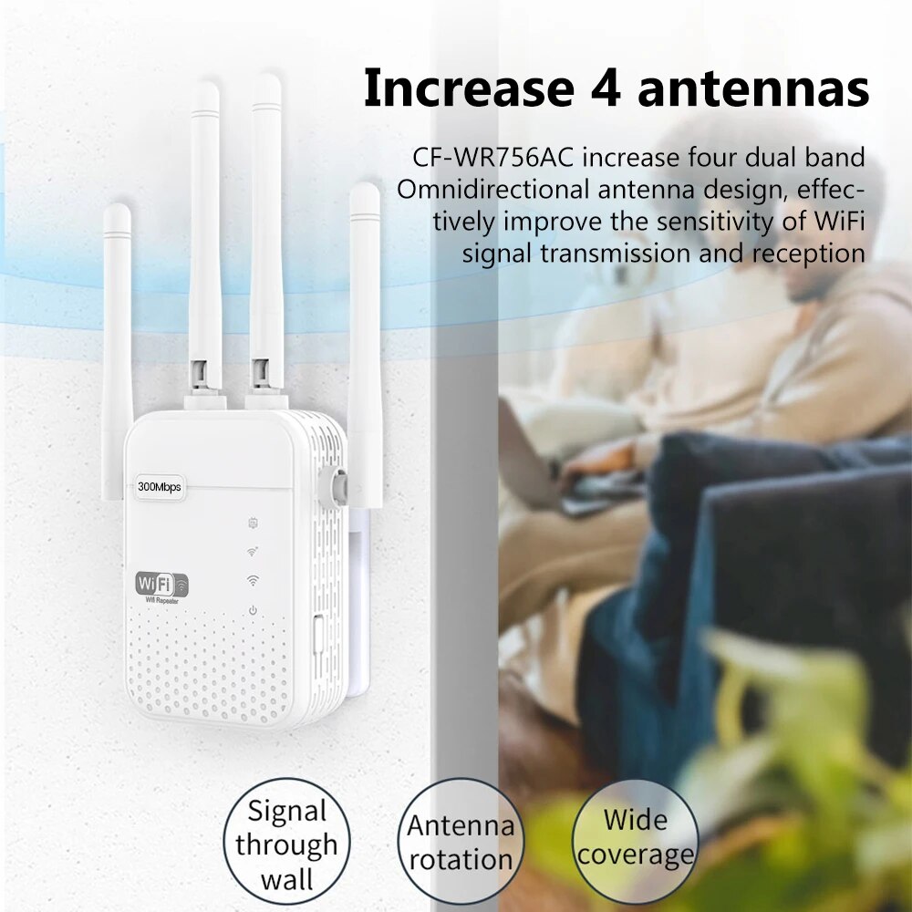 Répéteur WiFi sans fil 300Mbps - Wifi Range Extender avis et prix