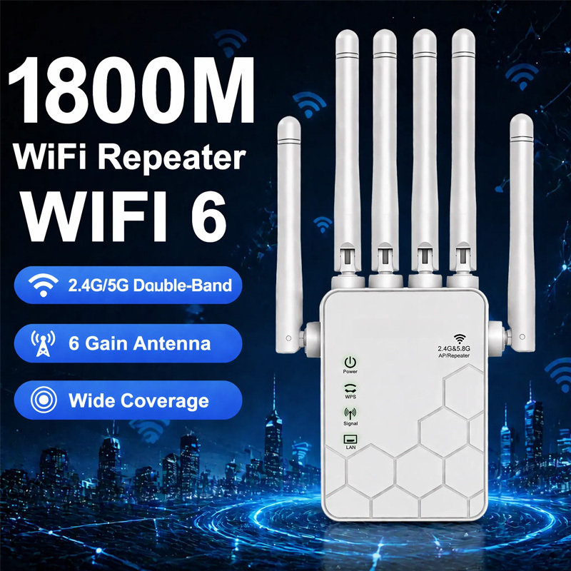 Extenseur WiFi 6 AX1800 double - Wifi Range Extender avis et prix