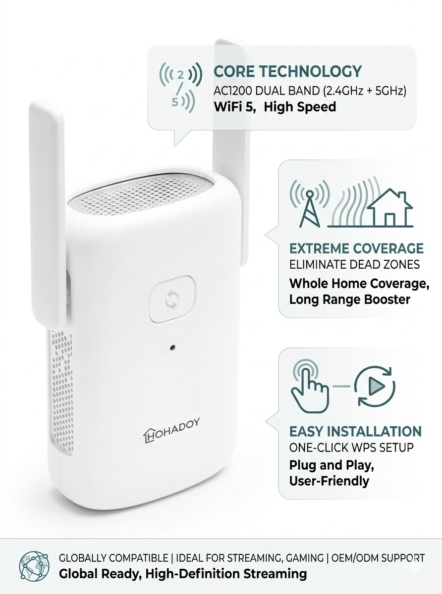Répéteur WiFi double bande 120 - Wifi Range Extender avis et prix