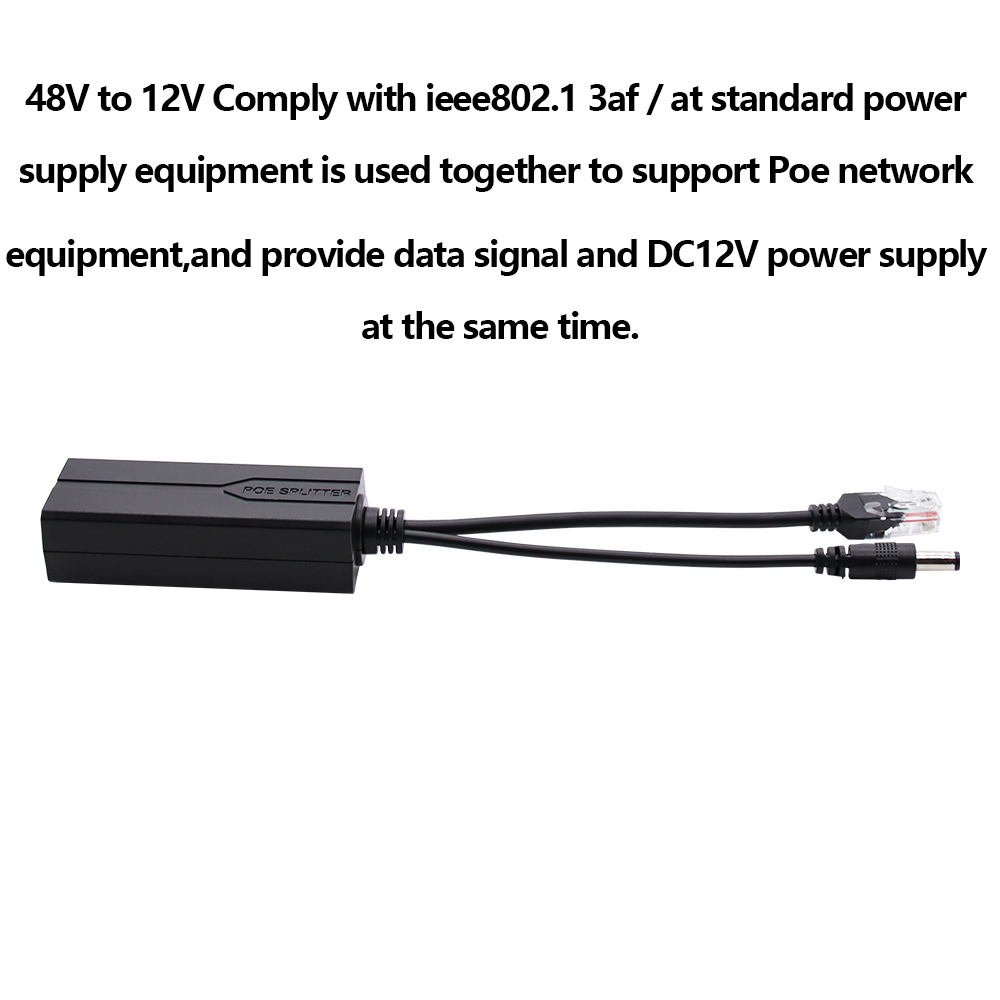 Répartiteur POE 48V à 12V/5V,  - Power Over Ethernet avis et prix