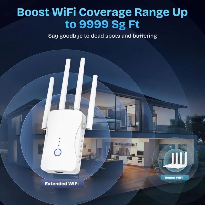 Répéteur WiFi double bande 2,4 - Wifi Range Extender avis et prix